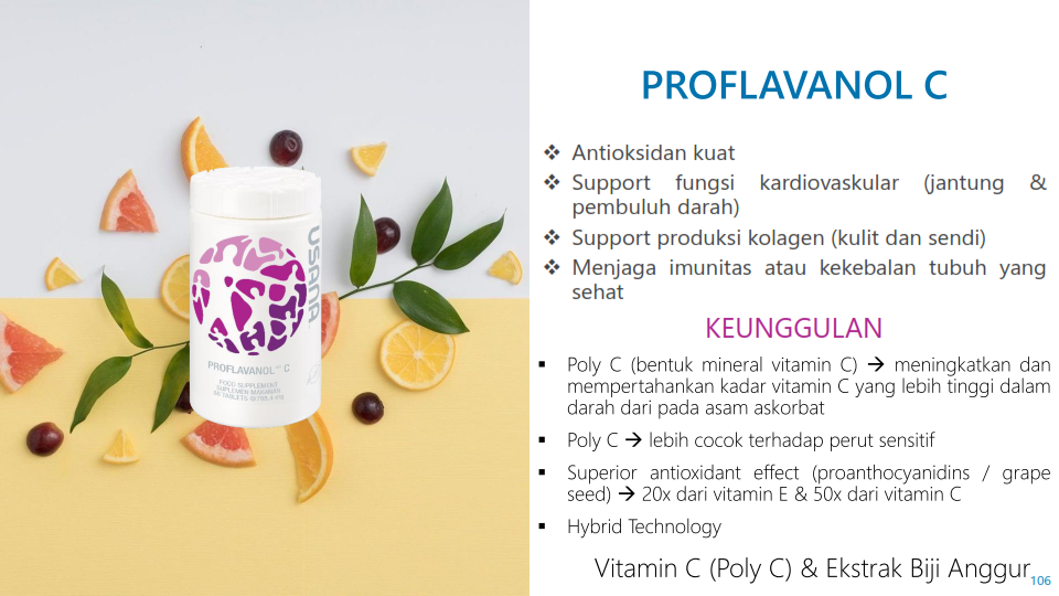 Proflavanol C - Melancarkan Peredaran darah Menetralkan radikal bebas Menjaga kesehatan