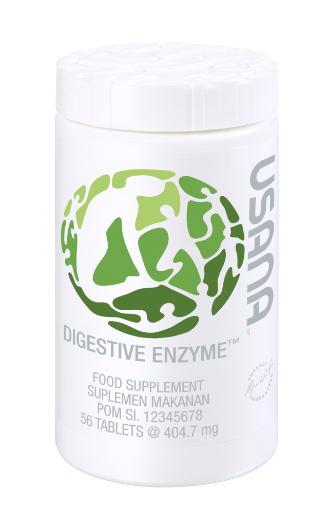 Usana Dygestive Enzime - Campuran Enzim Alami memasok berbagai macam enzim nabati